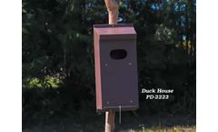 PolyDome - Model PD-2222 - Duck House 10 3/4 X11 1/2 X 19 3/4 Inch