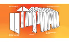 PolyDome - Model PD-5035 SET - New Style Super Hut Extension Panels Set