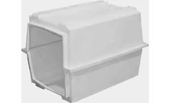 PolyDome - Model PD-2220C - Rectangular Dog House 27 X 38 X 28 Inch Tall