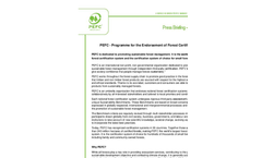 PEFC Press Briefing Brochure