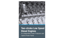 2-Stroke Low Speed Diesel Engines Brochure