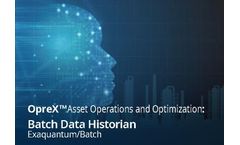 Yokogawa - Model Exaquantum/Batch - Batch Data Historian