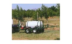Model ATT-100-WB-H-4H 100 Gallon - Walking Beam Trailer Sprayer