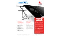 Titan First Solar - Model 6 - Solar Racking System - Brochure