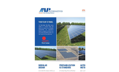 Titan Duo - Model 3 - Solar Racking System - Brochure