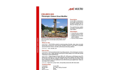 Multiurethanes - Model Celbex 653 - Thixotropic Modifier - Brochure