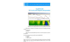 ZondMAG2D - 2D Gravity and Magnetic Interpretation Software Datasheet