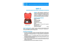 AGCOS - RMT-F - Radiomagnetotelluric Soundings System Datasheet