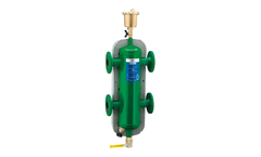 Caleffi - Model 5495 Series - 4-in-1 Flanged Hydraulic Separator