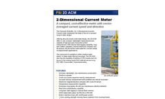 FSI - 2D ACM - 2-Dimensional Current Meter Datasheet