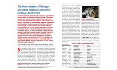 Determination of Nitrogen Technical Note