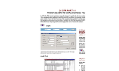 21 CFR Part II Compliance