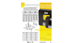 Model CTS Series - Split-Core Current Transformers Brochure