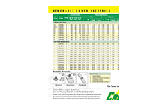Crown - Commercial Heavy Duty Batteries Brochure