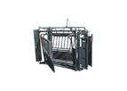 Model M-1V - Cattle Chute with Fully Sheeted Split Tailgate