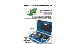 PMS - Model 615 - Pressure Chamber Instrument - Manual