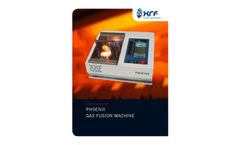 XRF - Model Phoenix VFD - Gas Fusion Machines - Brochure