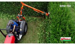 BRM hedge pruning machine
