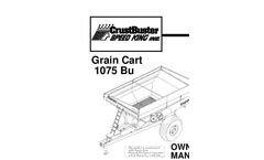 Model 850 & 1075 - Grain Carts Manual