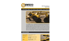 Sweco - Model 600 - Disc Harrow Brochure