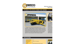Sweco - Model 710 - Offset Stubble Wheel Disc Harrow Brochure