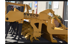 Sweco - Model Orchard Master - Soil Leveling Implement with Ground Roller and Shaper Bucket