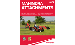 Mahindra - Model 3540 4WD PST - Tractor Brochure