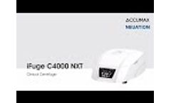 Clinical Centrifuge: iFuge C4000 NXT - Video