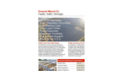 Zilla - Model XL - Utility Scale Ground Mount System Datsheet