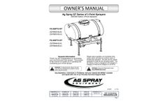 Ag-Spray - Model 5276648-BLK - 300 Gallon 3 Point Sprayer   - Brochure