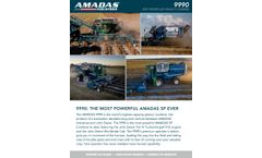 Amadas - Model 9990 - Self-Propelled Peanut Combine - Datasheet