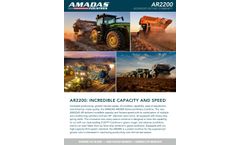 Amadas - Model AR2200 - Advanced Rotary Peanut Combine - Brochure