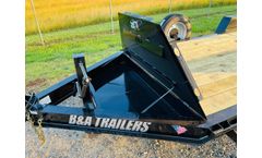 B&A Trailers - Model 720T7T - 7 Ton Low-Pro Equipment Trailer