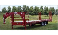 B&A Trailers - 7 Ton Gooseneck Deck-Over Equipment Trailers