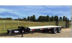 B&A Trailers - Model 8.525T10T - 10 Ton Tag-A-Long Deck-Over Equipment Trailers
