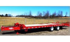 B&A Trailers - Model 8.525T20T - 20 Ton Taq-A-Lonq Deck-Over Equipment Trailer