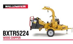 Wallenstein BXTR5224 Wood Chipper - Video