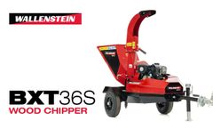 Wallenstein BXT36S Wood Chipper - Video