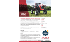 Apache - Model AS640 - Sprayers - Brochure
