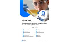 Qualis - Advanced Laboratory Information Management System (LIMS) Software - Brochure