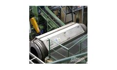 Model VR - Rotating Screen for Lead Battery Recycling Plant