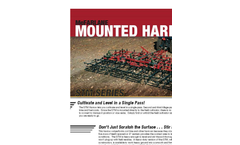 McFarlane - Model STM - Mounted Harrows for Secondary Tillage Brochure