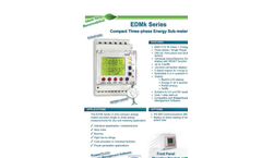 Measurlogic - Model DTS 310 - DIN Rail Mount / Line Powered AC Submeters - Brochure