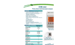 Measurlogic - Model DTS 307 - DIN Rail Mount / Line Powered AC Submeters - Brochure