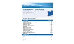 Maxwell - Model 16 Volt - 16 Volt Small Ultracapacitor Module - Brochure