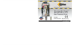 Rhino - Model PD-200 S - Heavy Duty Post Driver - Manual