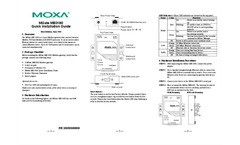 MGate - MB3180 - Port Standard Modbus Gateways Datasheet