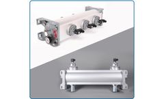 Turbo - Model 6 Inch Alutank Series With 1.5 Inch DN (SP35) - Aluminum Header Tanks