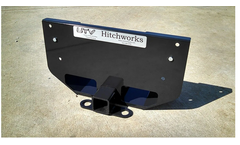 UTV Hitch - Model RTV-X - Rear Skid Plate + Receiver Hitch Extension