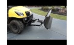 UTV Hitchworks - SnowMax Snow Plow System on the Cushman 1600 XD Video